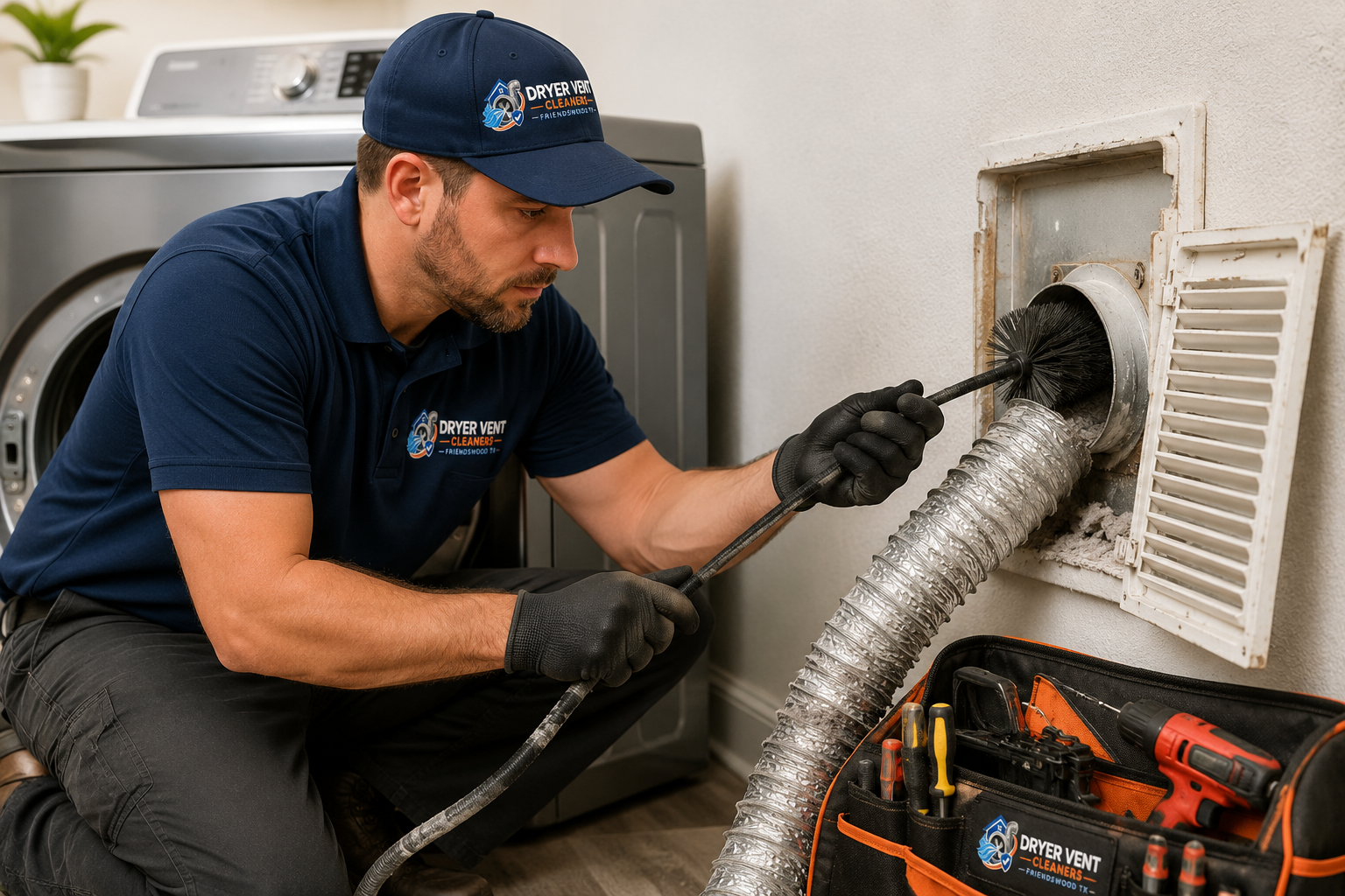 Comprehensive Dryer Vent Repair and Airflow Restoration in Friendswood TX